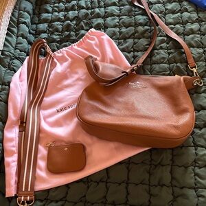 Kate Spade Tan Crossbody Bag with Coin Pouch